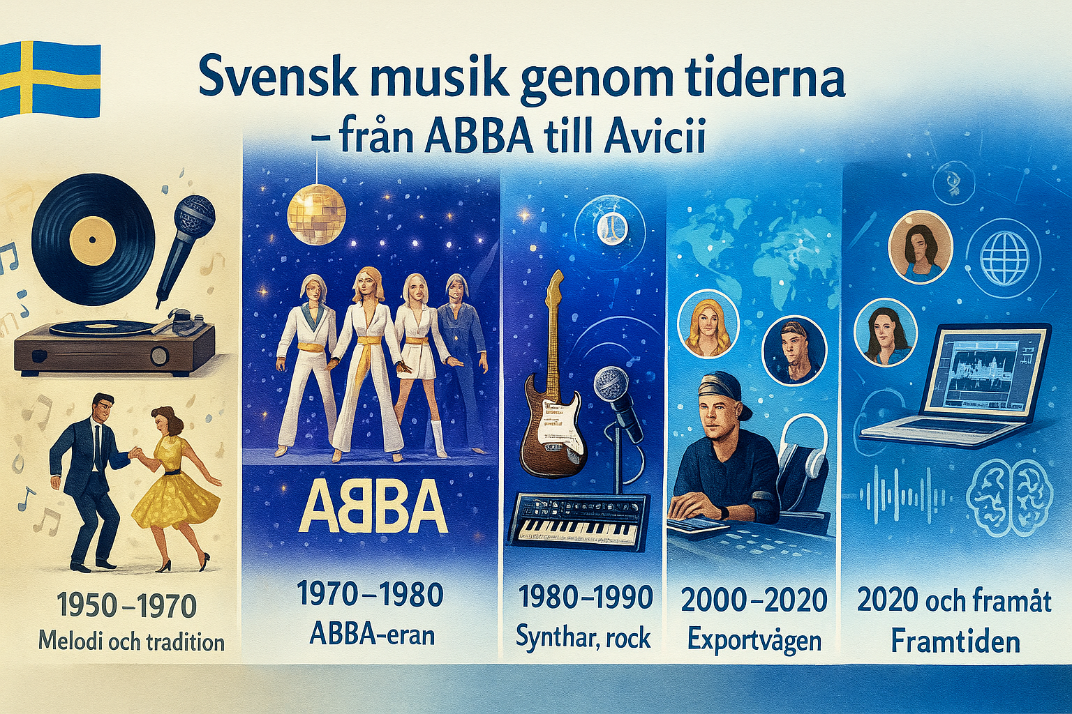 svensk musik genom tiderna