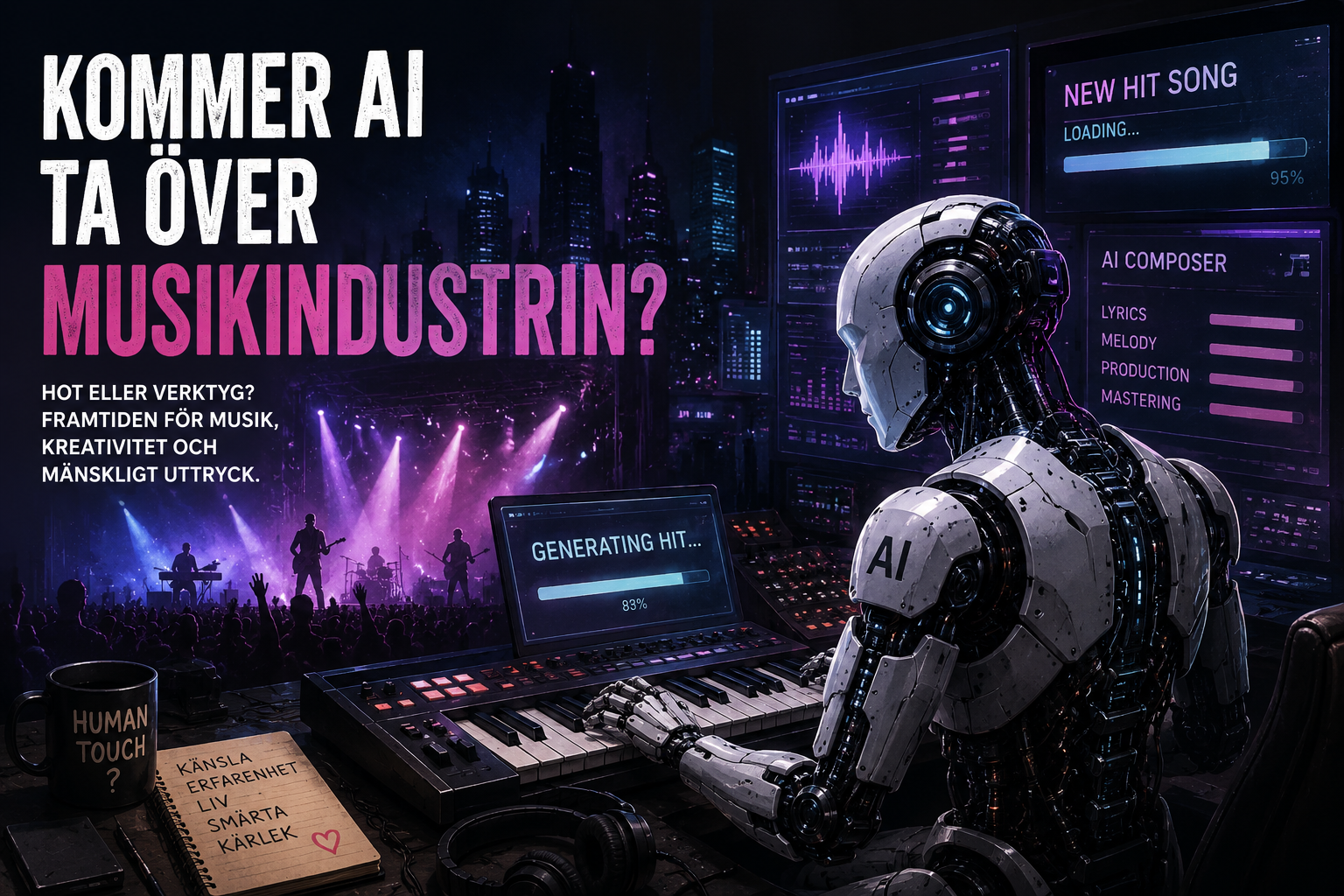 Kommer AI ta över musikindustrin?